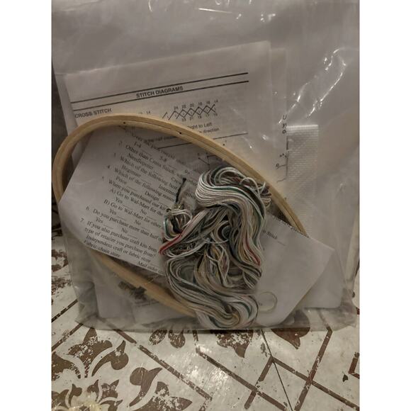 Opened Victorian Christmas II By Thomas Kinhade Crosssitch 10”x8” Snowy House - Picture 3 of 3